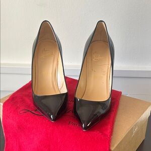 Christian Louboutin Black Patent Leather Heels
